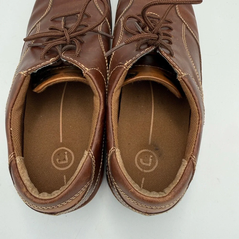 Rockport Womens Brown Leather Lace Up Oxfords Shoes APW73303 Size 8.5 M